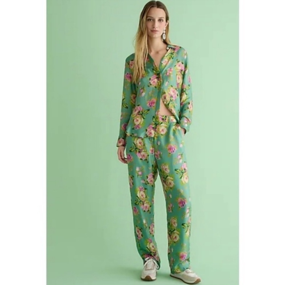 NWT JCrew Ingrid pant in rose garden